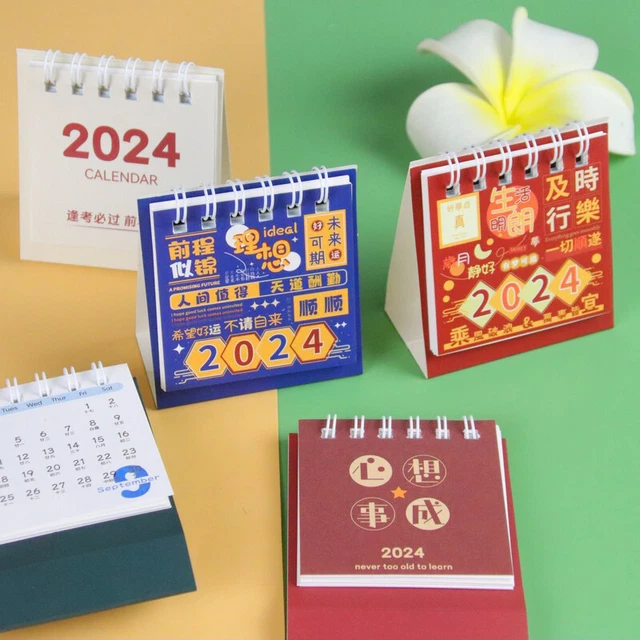 MINI CALENDAR 2024 Desktop Schedule Calendar Planner Calendar Office