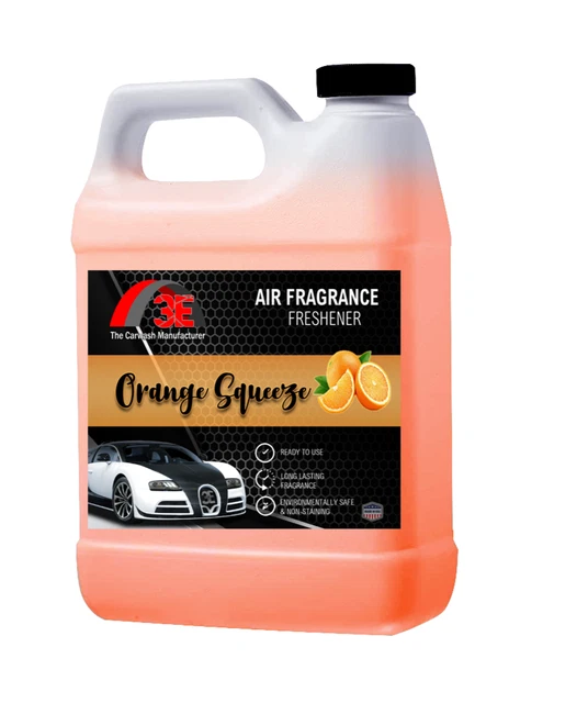 3E ORANGE SQUEEZE Scent Air Freshener & Odor Eliminator Car Home, 64 fl