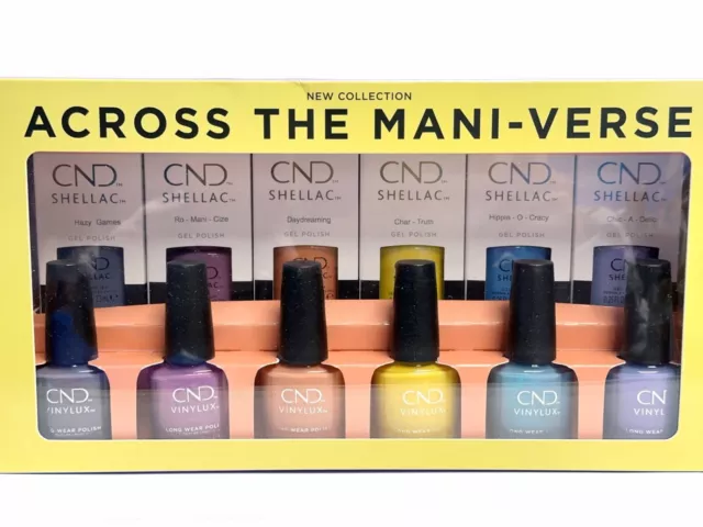 CND Shellac Gel Polish Across The Mani-verse Spring 2024 Collection Pack