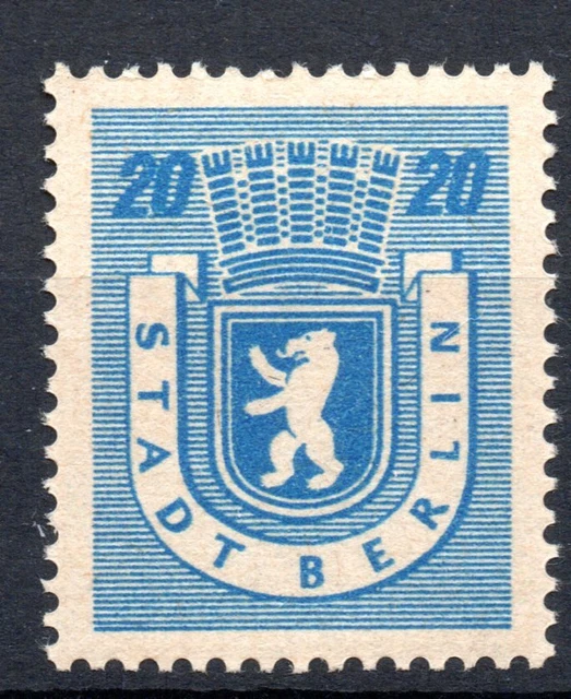 All. Besetzung  Berlin + Brandenburg - markante Abart der Michel-Nr. 6A (XII)