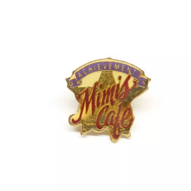 Achievement Mimis Cafe Pin Lapel Enamel Collectible Award