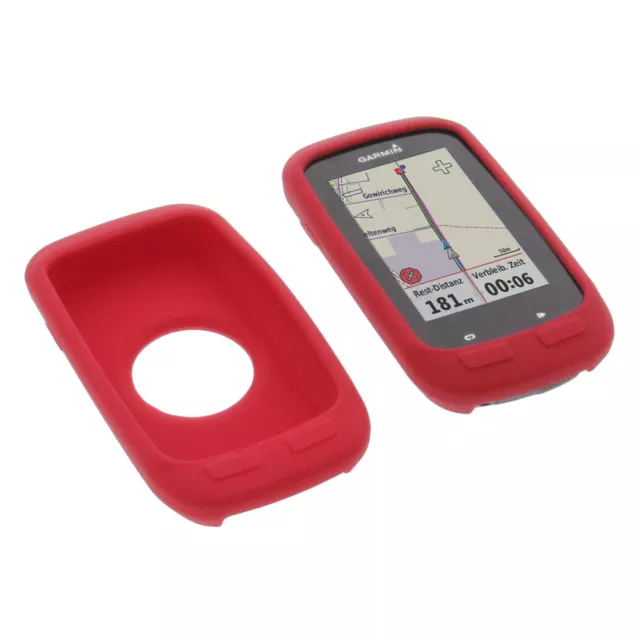 Borsa per Garmin Edge 1000 / Explore Custodia Protettiva Silicone GPS Rosso