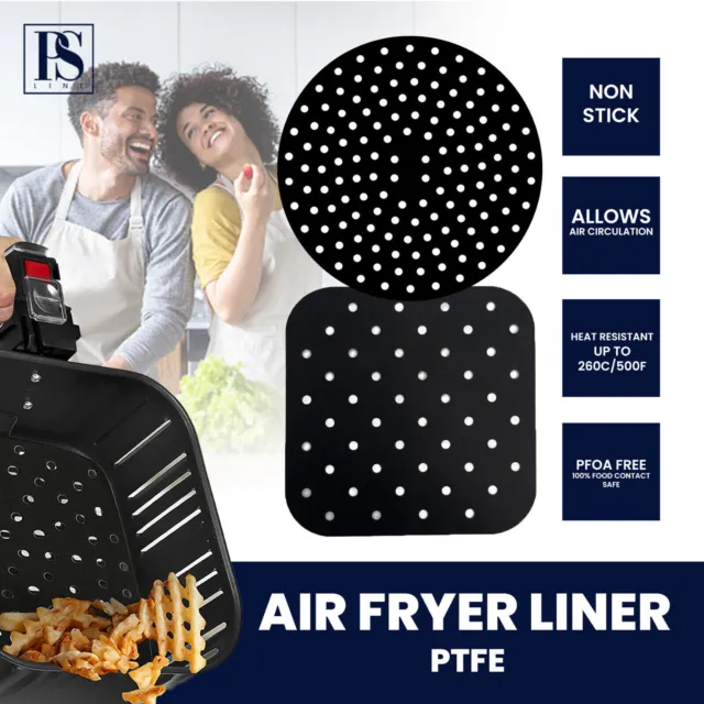 Air fryer PTFE Liner, Heavy Duty Teflon Protector Sheet Mat Non Stick