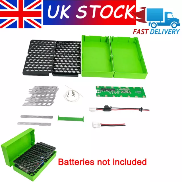 DIY 48V 13S 6P Lithium Battery Box Pack with 13S 20A BMS+Holder&Nickel UK STOCK