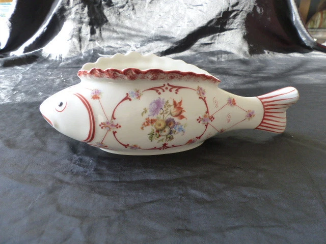 Set De 7 Porte-couteaux En Porcelaine Forme Poisson - Multicolore Brillant