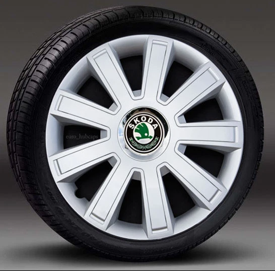 Silver 16" wheel trims, Hub Caps, Covers to fit Skoda Octavia,Superb
