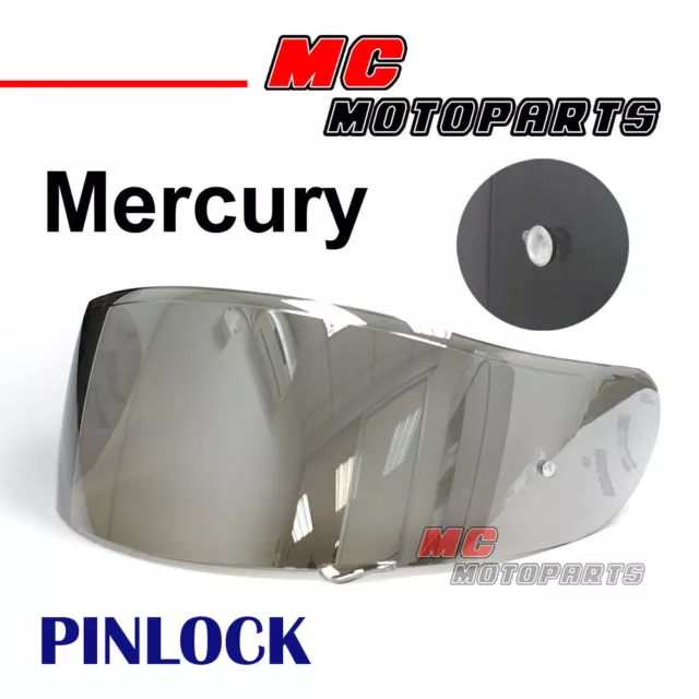 Fit Shoei Neotec GT-Air Pinlock Ready Visor Tinted Shield Helmet Visor Chrome