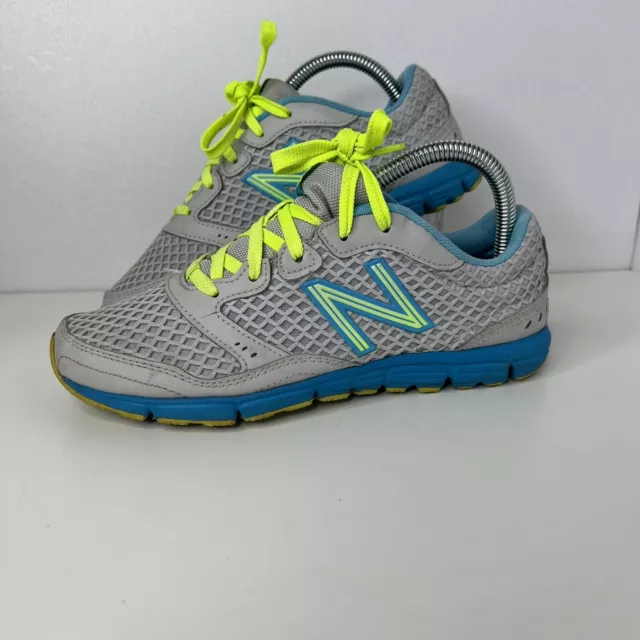 New Balance Womens Grey Blue Trainer Gym Running UK 5 EU 37.5