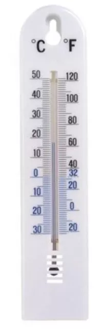 Thermometer 20cm Indoor Outdoor Temperature Wall Hanging Room Sensor No Mercury