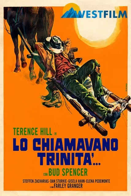 Poster Manifesto Locandina Pubblicitaria Cinema Film Bud Spencer Terence Hill