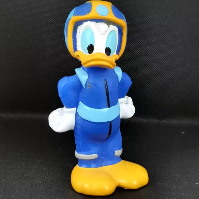 Disney Donald Duck Roadster  Chunky Plastic Pic Bath Toy Figure Cake topper