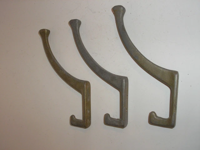 Antique Wall Coat/Hat Hooks (3) 5 1/2"