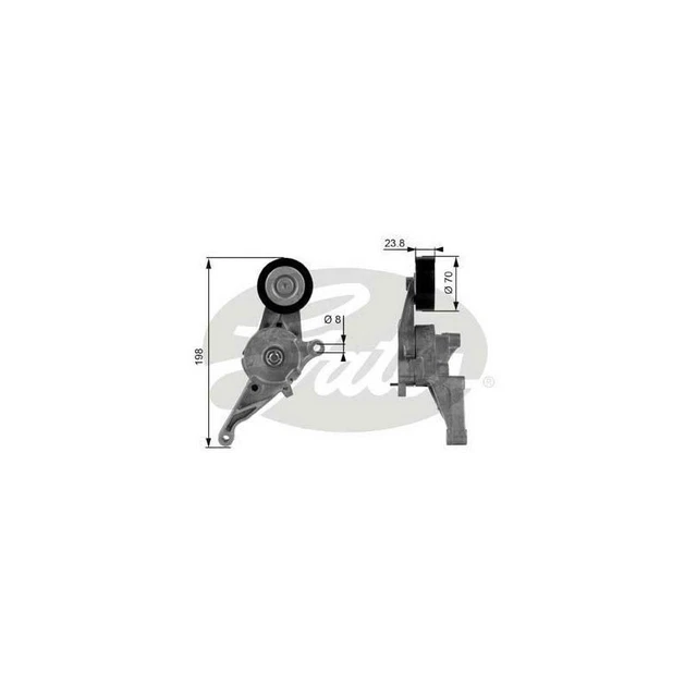 Galet tendeur de courroie d'accessoire Audi A3, Seat : Altea, Leon, Skoda
