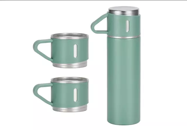 Thermos Flask Travel Mug - Premium Hydration on the Go (Random shade)