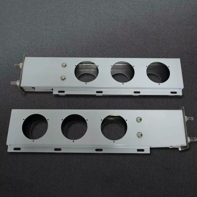 2.5" Bolt Pattern Mud Flap Hangers Light Cutout Spring Loaded Semi Truck New