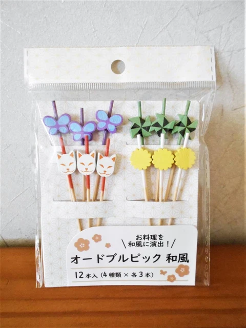 Japanese style pick Demon Slayer style character Food pick