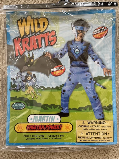 WILD KRATTS CHEETAH Power Martin Costume By InCharacter Size 6 $19.99
