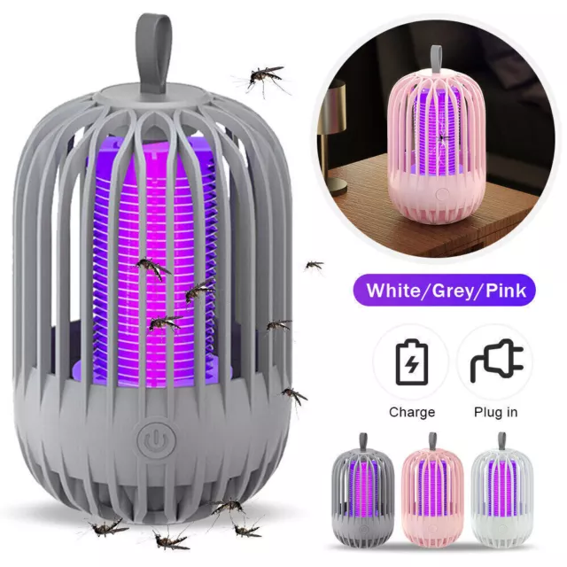 Lampe Anti Moustiques LED UV USB Portable Piège A Mouche Tue Insectes Volants FR