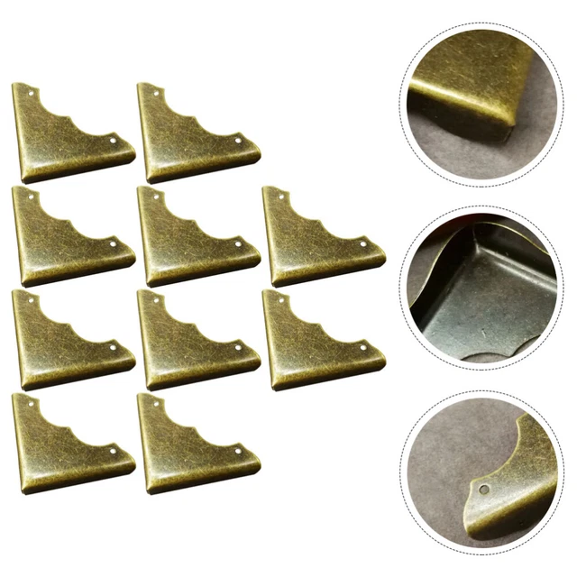 Tür Ecke Messingbeschläge Tischeckenschutz Eckdekor Golden Eisen