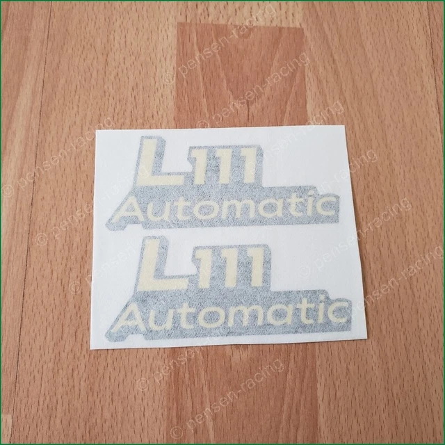 JOHN DEERE L111 GX21806 Laminated Hood Decal Set that fit on the Lower