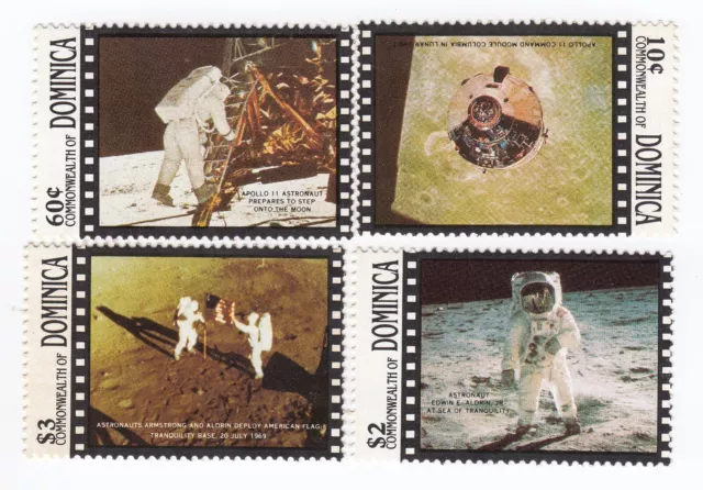 Dominica, Set Mit 4 Briefmarken, MNH, Ah 447