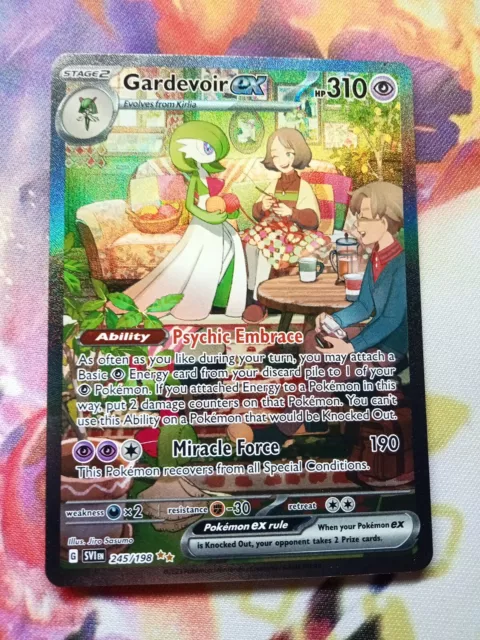 Pokemon - Gardevoir ex 245/198 - Scarlet & Violet - Special Illustrator  Rare - Full Art