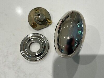 Baldwin 5025 One-Sided Dummy Door Knob Polished Chrome, Small Rosette & Spindle