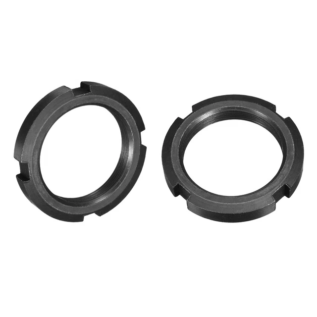 M50x1.5 mm Tuercas Ranuradas Redondas de Retención de Cuatro Ranuras 2 uds