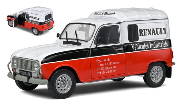 Miniature Renault 8 1/18 Solido Major Rouge Foncé 196