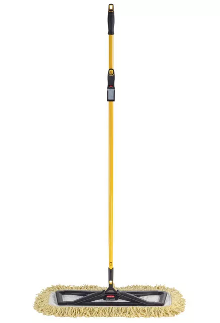 Rubbermaid Commercial Maximizer 24" Dust Mop Kit with Scraper & Mop Pad Included