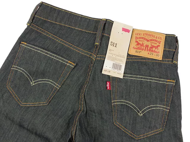 NEW LEVI'S STRAUSS 511 Men's Original Slim Fit Premium Jeans Pants 511-0408  EUR 43,57 - PicClick FR