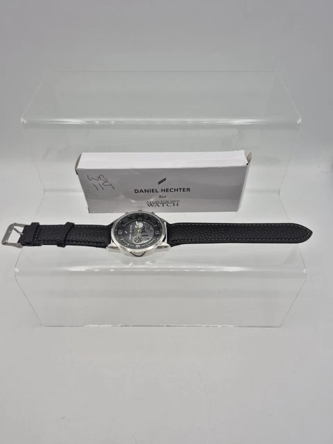Montre Homme LIP Vintage à Quartz - Boîtier Acier, Bracelet Cuir Marron - Années 80