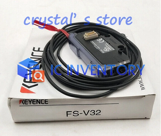 KEYENCE FIBER OPTIC PHOTOELECTRIC SENSOR Amplifier FSV32 FSV32 New in