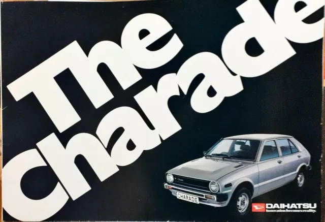 Daihatsu Charade G10 Brochure 1980 .