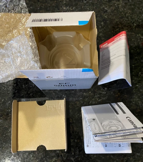 Canon EF 50m F/1.8 Lens *Empty Box Only*