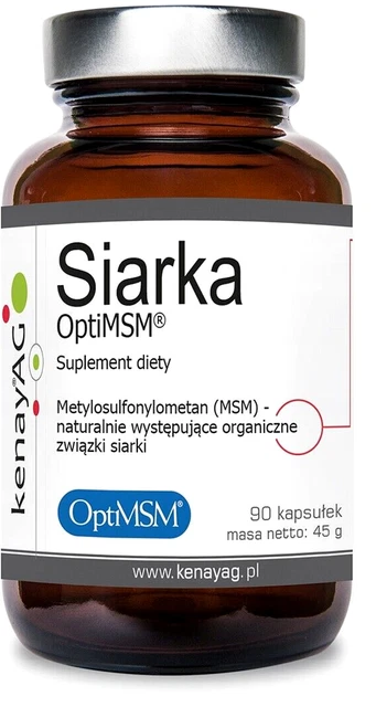 Soufre Bio Eco Bio OptiMSM® 99,9% 500 Mg 90 Gélules