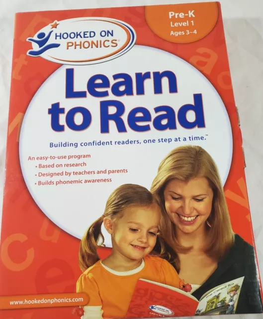 Learn to Read Complete Sets - Hooked on Phonics Learn to Read Pre-K Levels 1 &2 3