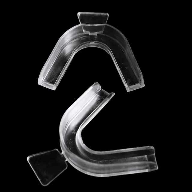 Protectores bucales dentales de gel transparente para goma - rechinar los dientes por la noche - paquete de 4