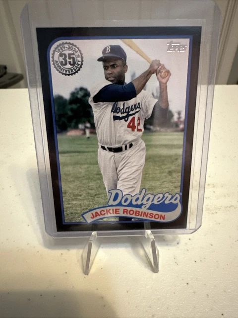 2024 TOPPS SERIES 1 35th Anniversary Jackie Robinson bordo nero /299 ...