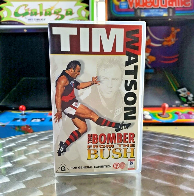 TIM WATSON THE Bomber From The Bush - AFL Essendon - VHS Movie - Video ...