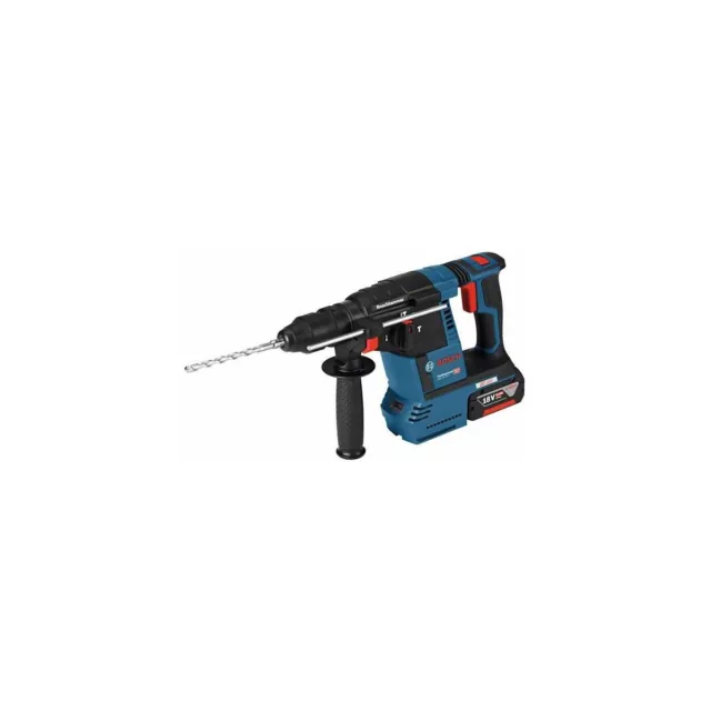 Bosch GBH18V-26F Akku Bohrhammer, 2x 5.5Ah, mit GDE Absaugung (061191000G)