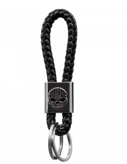 Harley Davidson Harley-Davidson Porte-Clés SKULL Noir Vinyle Braid