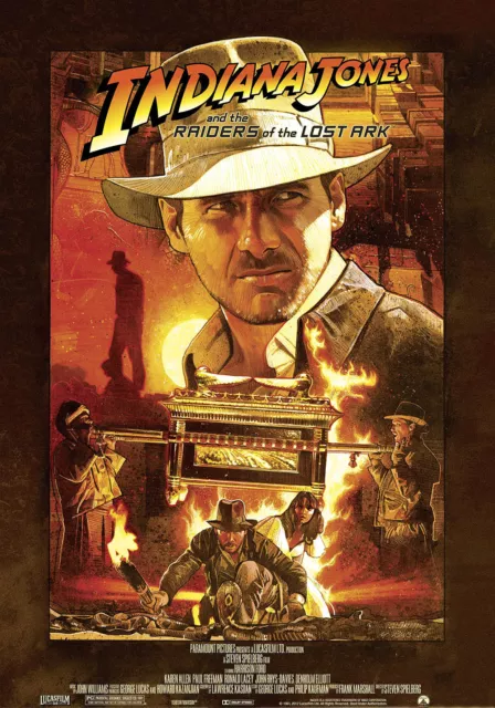 Indiana Jones Raiders Of The Lost Ark Original Movie Print Premium Poster 2