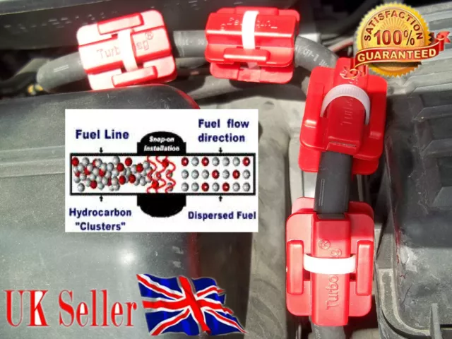 4 x Magnetic Fuel Saver For Any Model & Type Vehicle SAVE 15-25%Petrol & Diesel