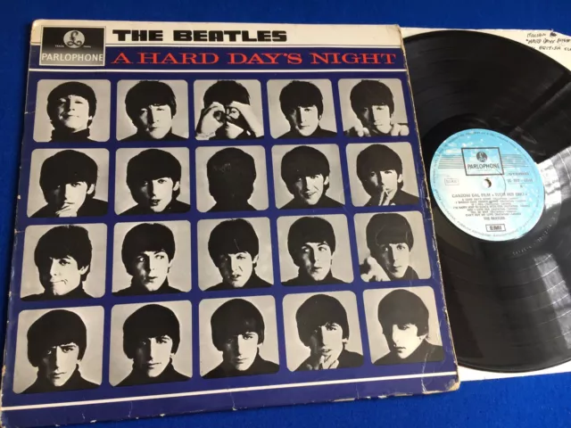 The Beatles ~ A Hard Day’s Night ~ Italian Stereo Vinyl LP