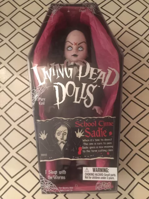 Living Dead Dolls School Time Sadie Series 2 Signed Ed Long Damien Glonek Mezco