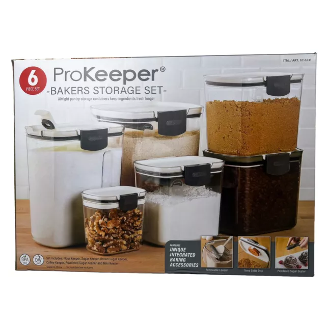ProKeeper 6 pc Bakers Storage Set PKS-1SET, Progressive