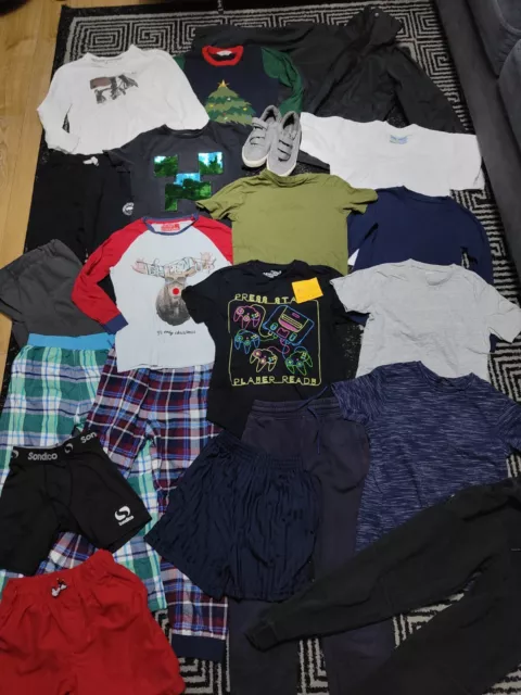 #050💙 Huge Bundle Of Boys Clothes 9-10years NEXT GEORGE P.STORM J.LEWIS MINECRA