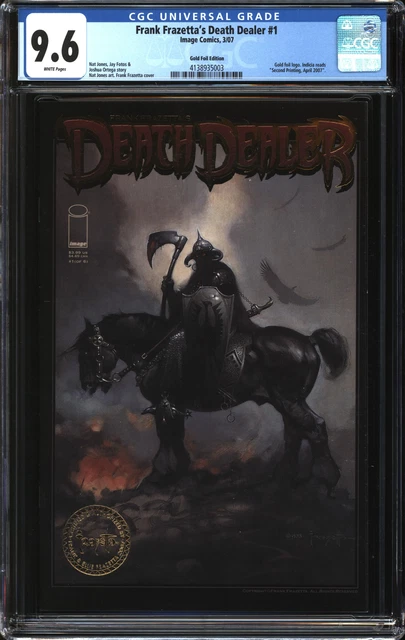 Frank Frazetta's Death Dealer (2007) #1 Gold Foil Edition CGC 9.6 NM+