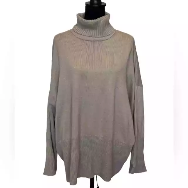 1276 New ~ TOPSHOP, ASOS ~ Turtleneck Oversize Sweater Topshop Size 4-6